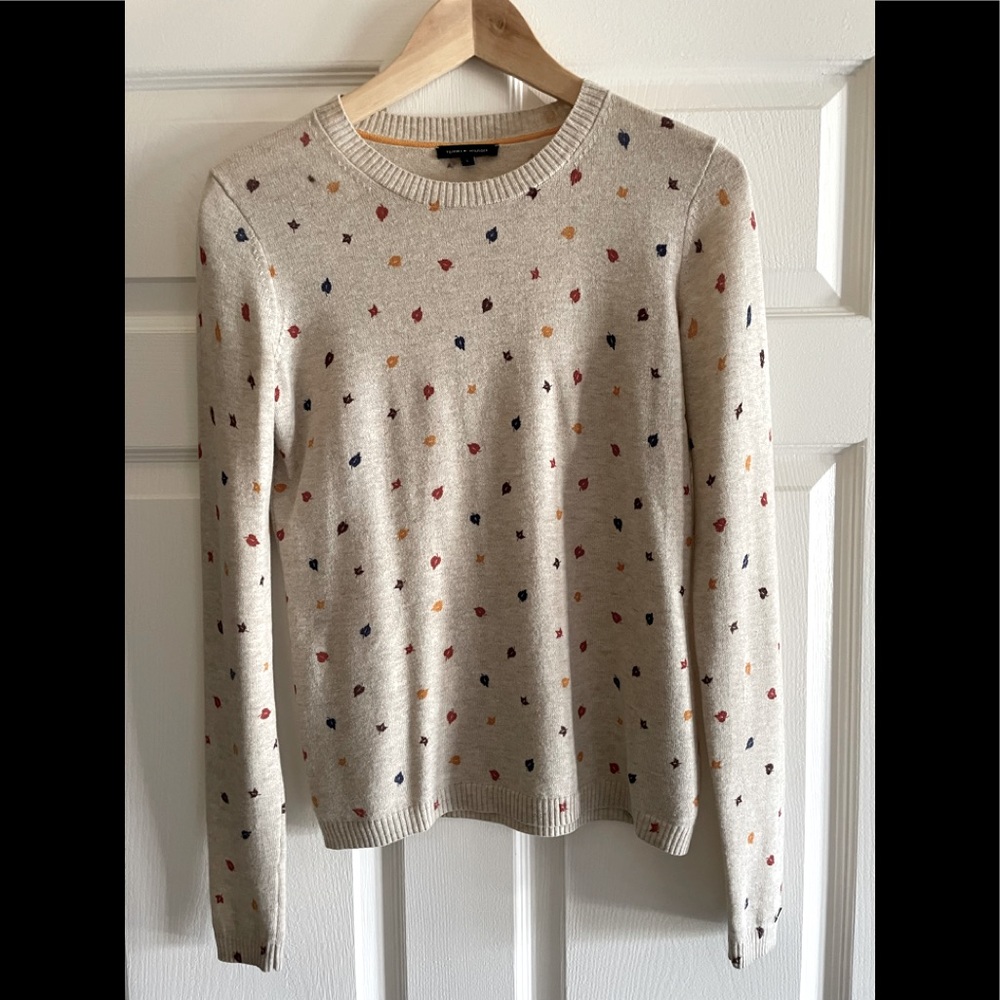 fine wool and cotton crewneck